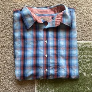 Ariat Blue & Red Plaid Button Down